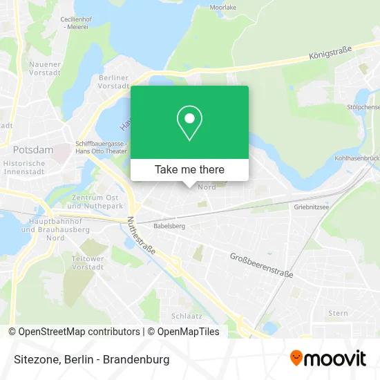 Sitezone map