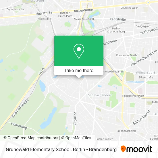 Grunewald Elementary School map