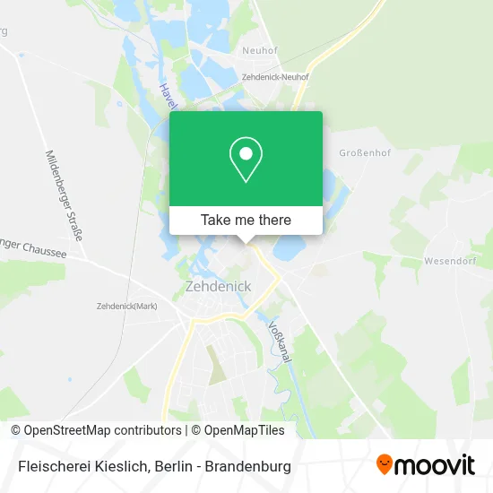 Fleischerei Kieslich map
