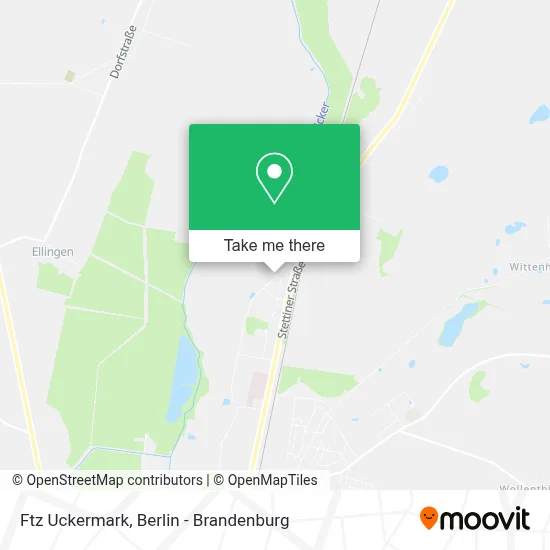 Ftz Uckermark map