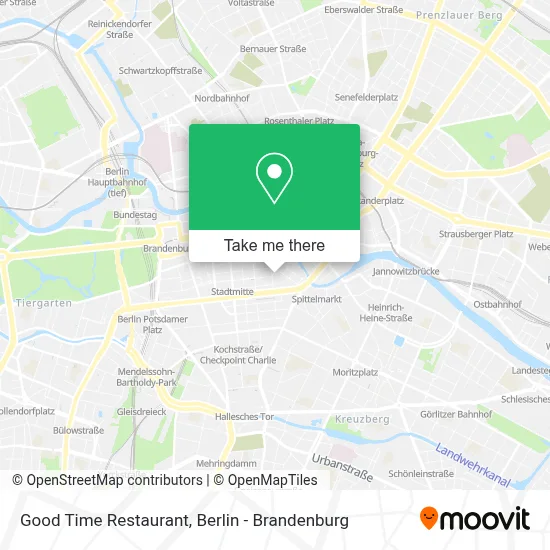 Good Time Restaurant map