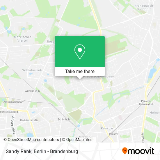 Sandy Rank map