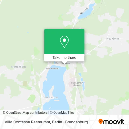 Villa Contessa Restaurant map