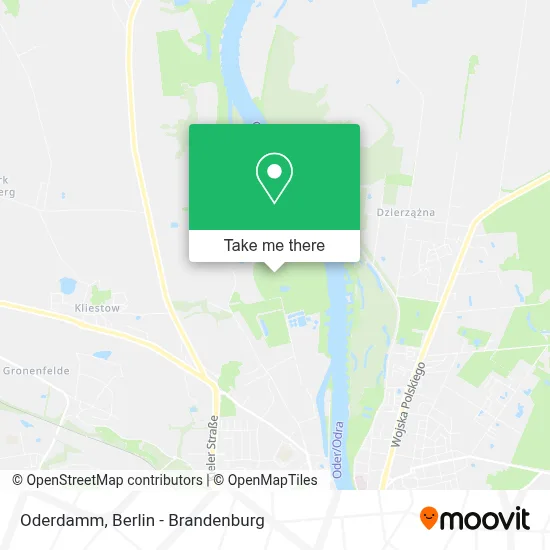 Oderdamm map