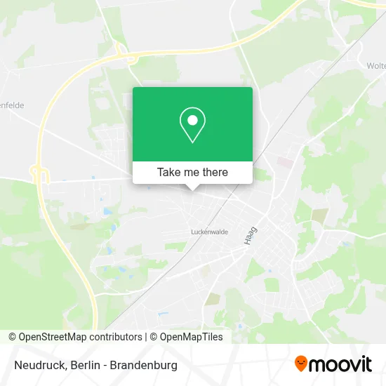 Neudruck map