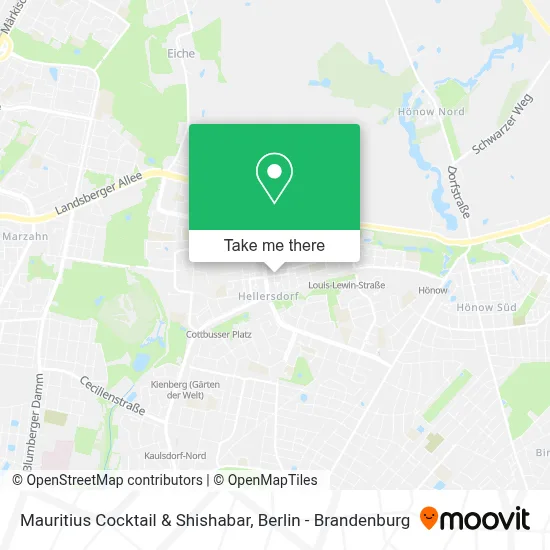 Mauritius Cocktail & Shishabar map