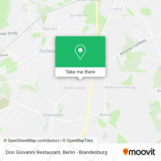 Ristorante Don Giovanni map
