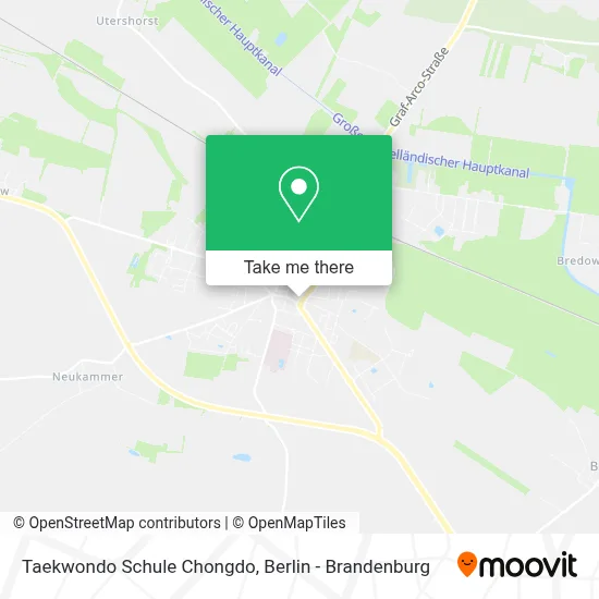Taekwondo Schule Chongdo map