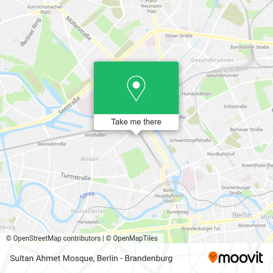 Sultan Ahmet Mosque map