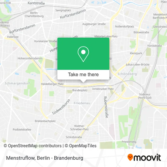 Menstruflow map
