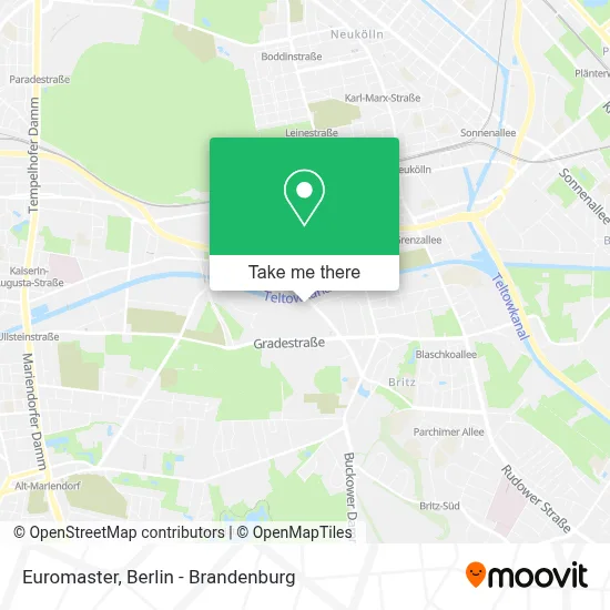 Euromaster map