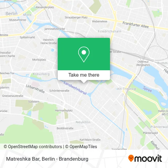 Matreshka Bar map