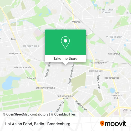 Hai Asian Food map