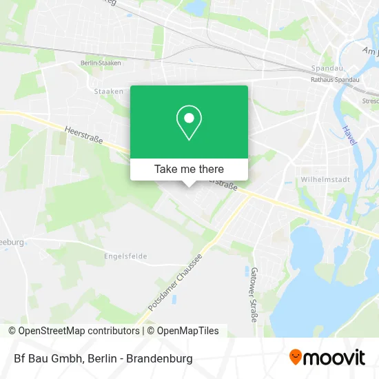 Bf Bau Gmbh map
