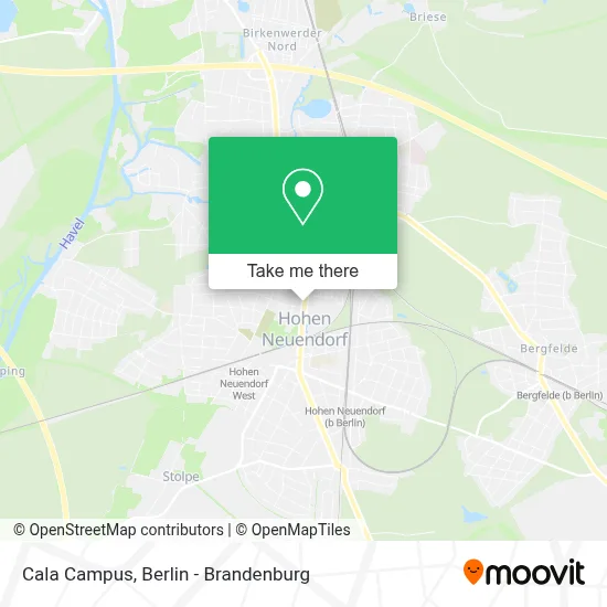 Cala Campus map