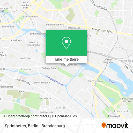Sprintbetter map