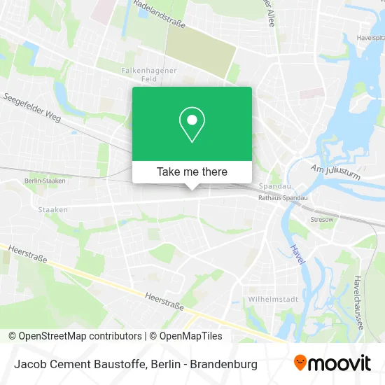 Jacob Cement Baustoffe map