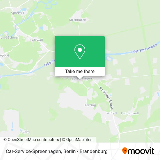 Car-Service-Spreenhagen map
