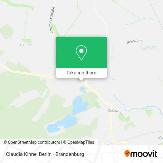 Claudia Kinne map