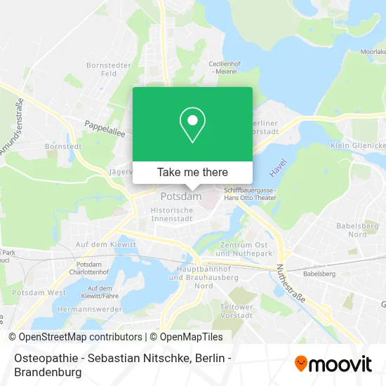Osteopathie - Sebastian Nitschke map