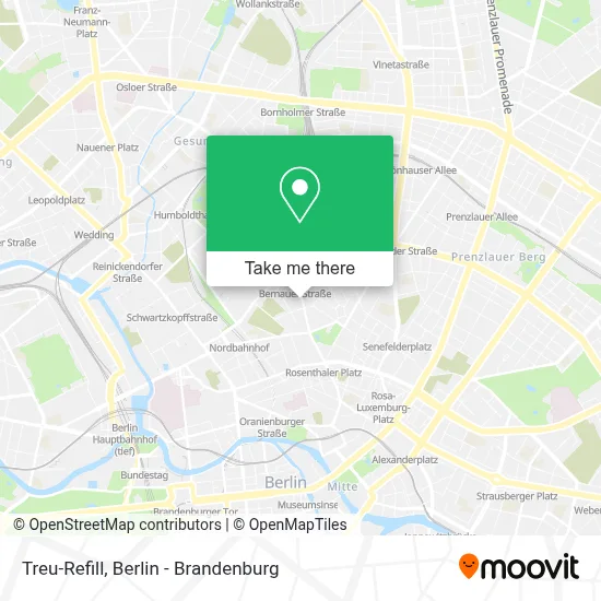 Treu-Refill map