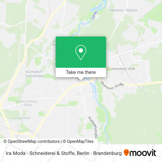 Ira Moda - Schneiderei & Stoffe map