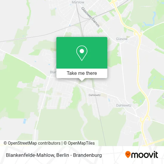 Blankenfelde-Mahlow map