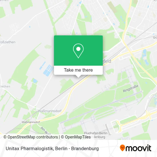 Unitax Pharmalogistik map