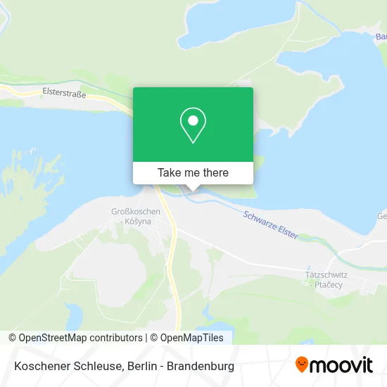 Koschener Schleuse map
