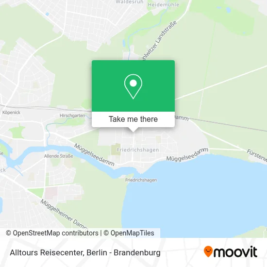 Alltours Reisecenter map