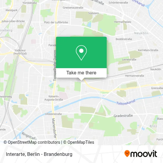 Interarte map