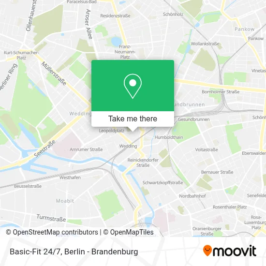 Basic-Fit 24/7 map