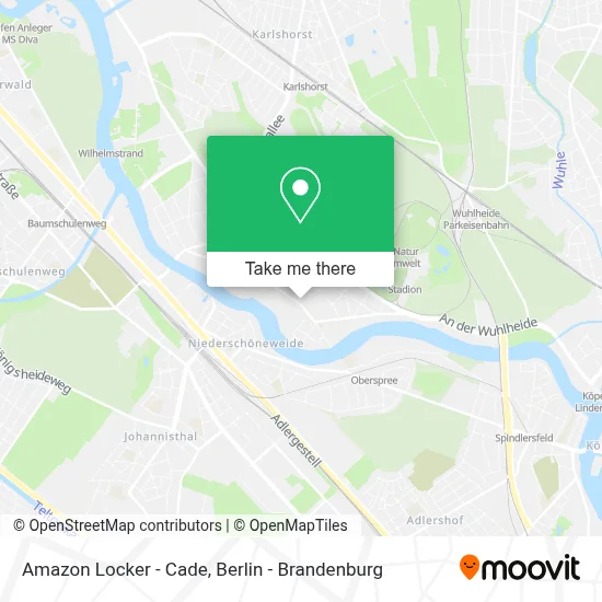 Amazon Locker - Cade map