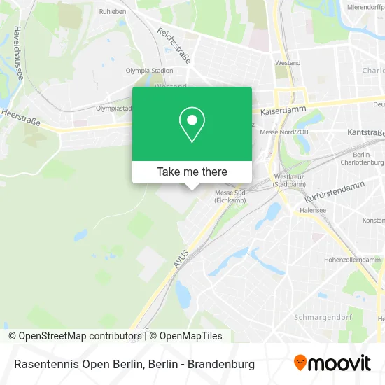 Rasentennis Open Berlin map