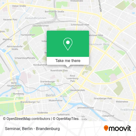 Seminar map