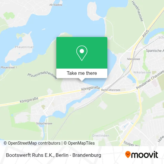 Bootswerft Ruhs E.K. map
