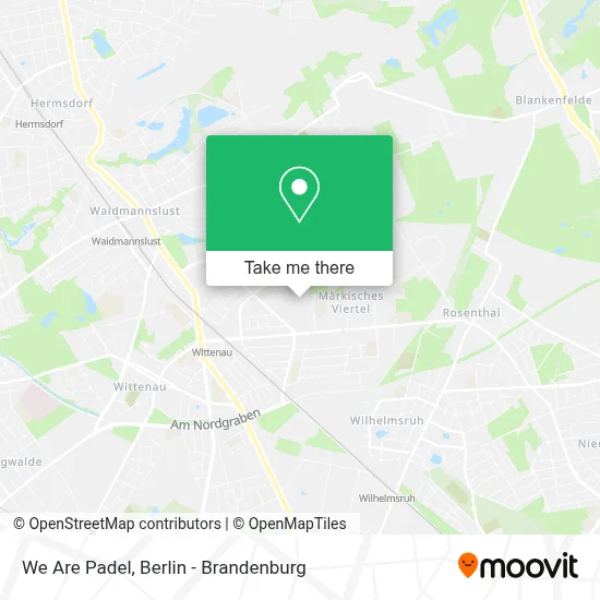 We Are Padel map