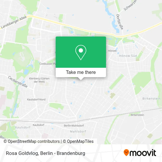 Rosa Goldvlog map