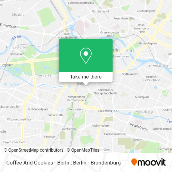 Coffee And Cookies - Berlin map