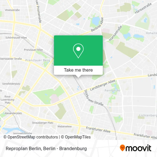 Reproplan Berlin map