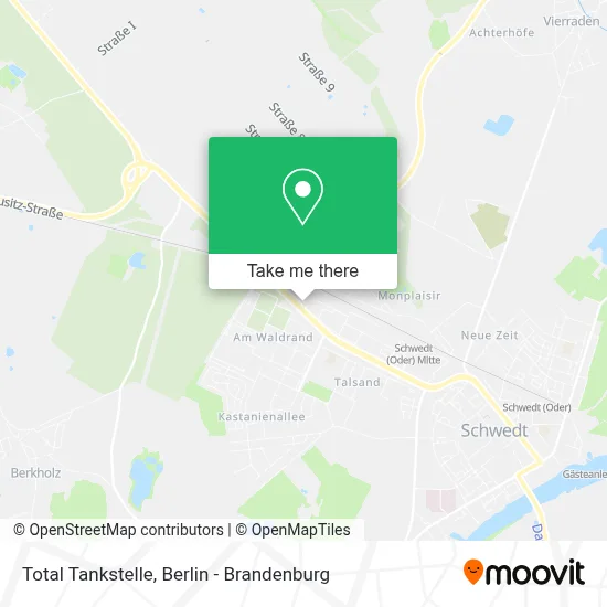 Total Tankstelle map