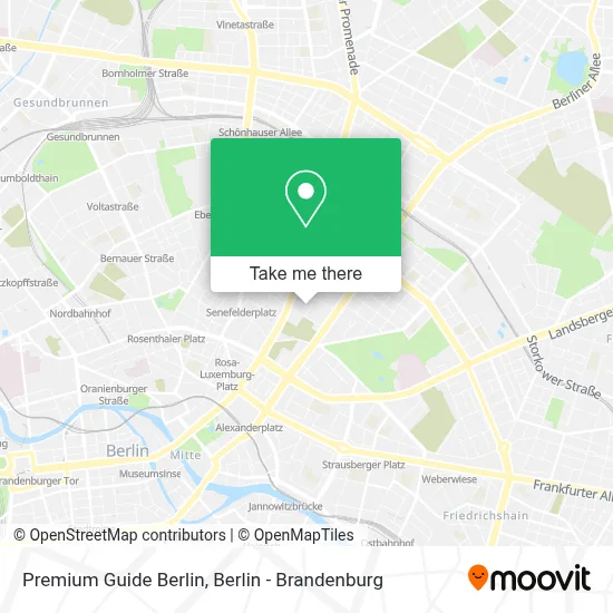 Premium Guide Berlin map