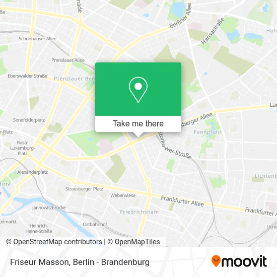 Friseur Masson map