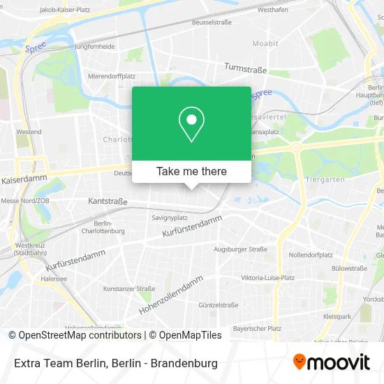 Extra Team Berlin map