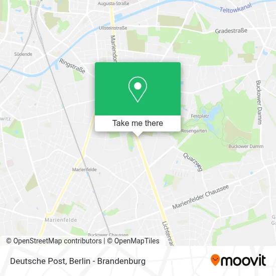 Deutsche Post map