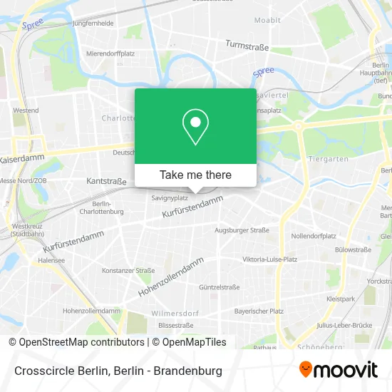 Crosscircle Berlin map