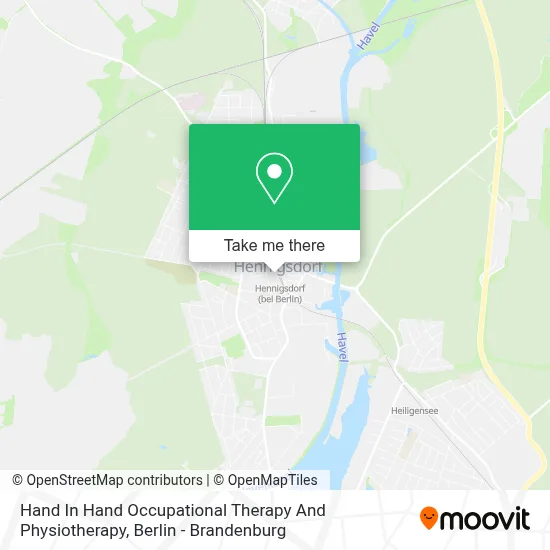 Hand In Hand Occupational Therapy And Physiotherapy map