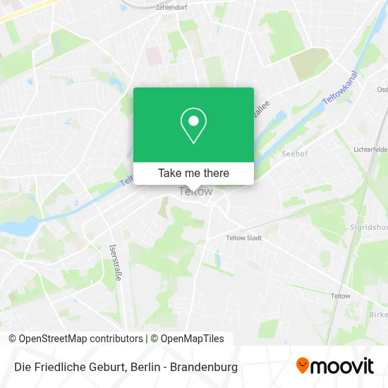Die Friedliche Geburt map