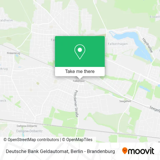 Deutsche Bank Geldautomat map