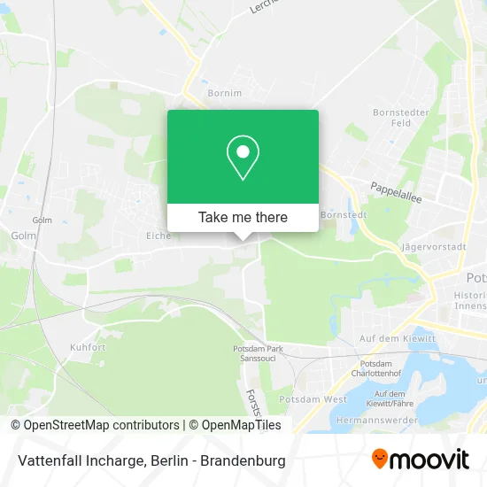 Vattenfall Incharge map